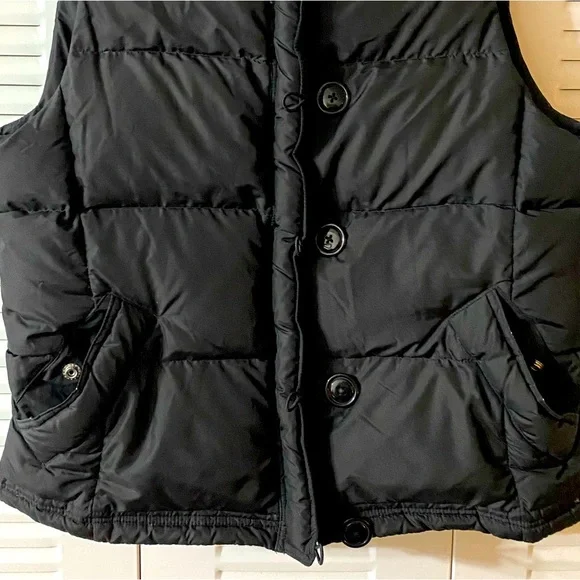 EUC J. Crew Puffer Vest, Black, Down filled,Fully Lined, Minimalist,Sz L,Unisex - Picture 8 of 15